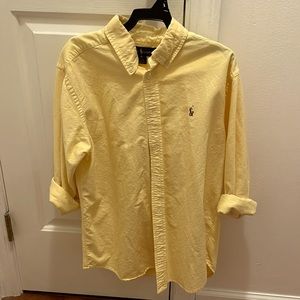 Ralph Lauren Boys Yellow Button-Down Shirt